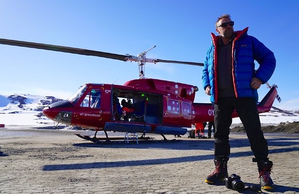 Tom Waes in Groenland